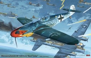 KA Models KP-48001A Messerschmitt Bf109 G-6 Red Tulip ( ex Fujimi )1/48