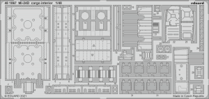 Eduard 481067 Mi-24D cargo interior EDUARD 1/48