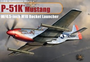Dragon 3224 P-51K Mustang w/4.5 inch M10 Rocket Launcher (1:32)