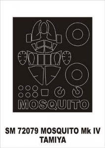 Montex SM72079 Mosquito Mk IV TAMIYA