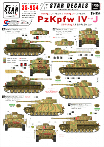 Star Decals 35-954 PzKpfw IV Ausf J 1/35