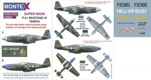 Montex K48297 P-51 Mustang III (RAF,USAAF) 1/48