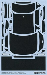Tamiya 12658 Subaru BRZ Carbon Decal 1/24