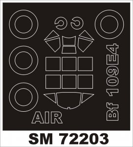 Montex SM72203 Bf 109E-4 AIRFIX
