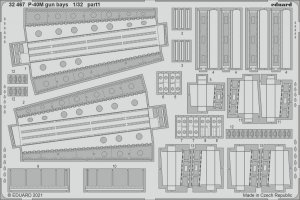 Eduard 32467 P-40M gun bays TRUMPETER 1/32 