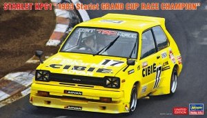 Hasegawa 20796 Starlet KP61 1983 Starlet Grand Cup Race Champion 1/24
