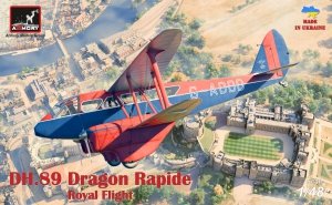 Armory Models 48012 DH.89 Dragon Rapide, Short-Haul Airliner – “Royal Flight” 1/48