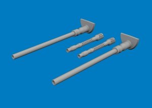 Eduard 624010 Messerschmitt Bf-109 G-5 / G-6 - Gun Barrels (3D-Printed / for Airfix Kits) 1/24