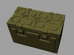 Panzer Art RE35-185 C206 British Ammo Boxes (25 Pdr Gun) 6pcs 1/35