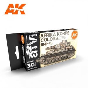 AK Interactive AK11652 3G AFRIKA KORPS COLORS 1941-1943 6x17 ml