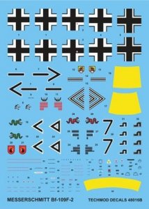 Techmod 48016 - Messerschmitt Bf 109F-2 (1:48)
