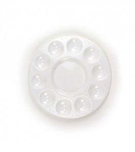 ARTESANIA LATINA 17074N Okrągła paleta do mieszania farb (17 cm)