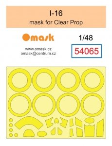 Omask 54065 I-16 mask (for Clear Prop) 1/48