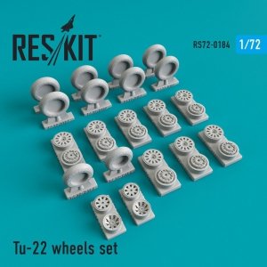 RESKIT RS72-0184 TU-22 WHEELS SET 1/72