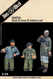 Das Werk DWF014 StuG III crew & Infantry set 1/16