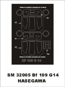 Montex SM32005 Me-109 G-14 HASEGAWA