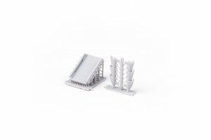 Eduard 672423 Spitfire Mk.I/II/V three-stacks exhaust rounded PRINT IBG 1/72