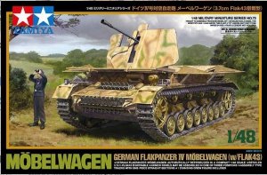 Tamiya 32573 Flakpanzer Mobelwagen With 3.7cm FlaK 43 (1:48)