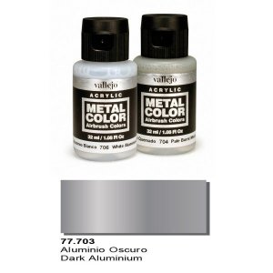 Vallejo 77703 Metal Color- Dark Aluminium 32ml