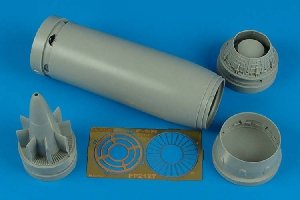 Aires 2127 F-8N Crusader exhaust nozzle 1/32 Trumpeter