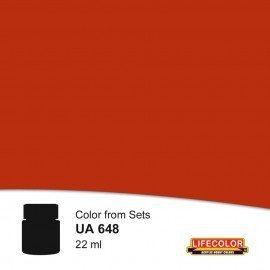 Lifecolor UA648 Imperial Japanese Navy Antifouling Hull Red 22ml
