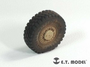 E.T. Model ER35-030 Modern US M-ATV MRAP Weighted Road Wheels for Panda Model 35001 1/35