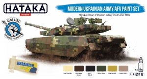 Hataka HTK-BS112 Modern Ukrainian Army AFV Paint Set (6x17ml)