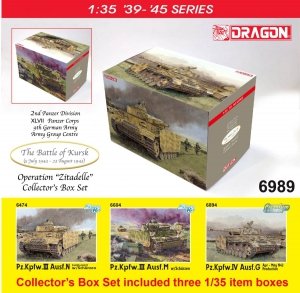 Dragon 6989 The Battle of Kursk (5 July 1943 - 23 Aug 1943) - Operation Zitadelle Collector's Box Set  1/35