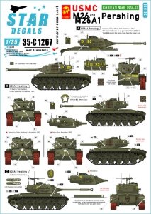 Star Decals 35-C1267 USMC M26 and M26A1 Pershing 1/35