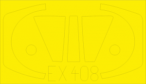 Eduard EX408 IAI Kfir C2/ C7 AMK 1/48