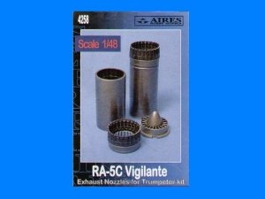 Aires 4258 RA-5C Vigilante exhaust nozzles 1/48 Trumpeter
