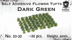Paint Forge PFFL2603  Dark Green Flowers 6mm