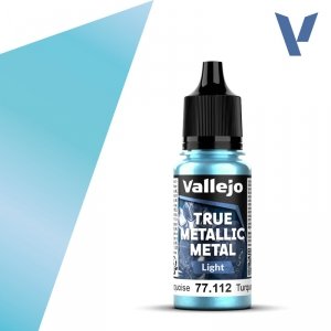 Vallejo 77112 Hydra Turquoise - True Metallic Metal - Light 18ml