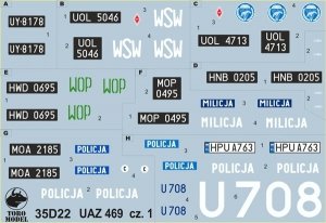 ToRo Model 35D22 - UAZ-469 in Poland vol.1 1/35