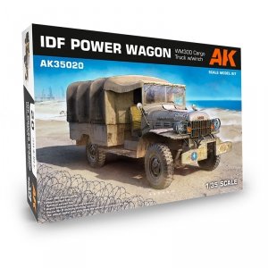 AK Interactive AK35020 IDF POWER WAGON WM300 CARGO TRUCK W/WINCH 1/35