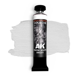 AK Interactive AKG01 Snow white – AK GOUACHE