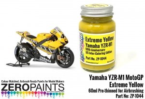 Zero Paints ZP-1044 Yamaha MotoGP Extreme Yellow Paint 60ml