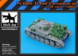 Black Dog T35032 Pz.Kpfw. II Ausf C accessories set 1/35