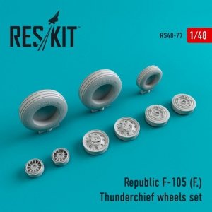 RESKIT RS48-0077 F-105 F wheels set 1/48