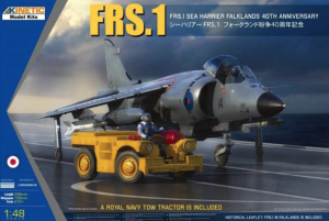 Kinetic K48138 FRS.1 Sea Harrier Falklands 40th Anniversary with a Royal Navy Tow Tractor 1/48