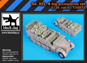 Black Dog T35072 Sd.Kfz 8 big accessories set 1/35