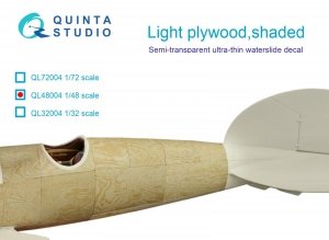 Quinta Studio QL48004 Light plywood, shaded 1/48