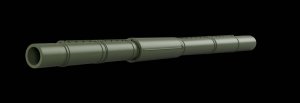 Panzer Art GB35-109 2A20 Gun barrel with thermal sleeve for T-62 MBT 1/35