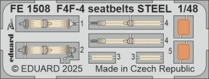Eduard FE1508 F4F-4 seatbelts STEEL Academy 1/48