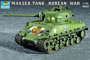 Trumpeter 07229 M4A3E8 TANK (T80 Track) (1:72)