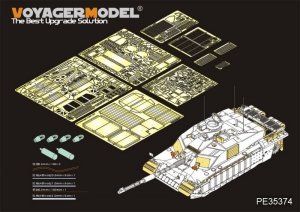 Voyager Model PE35374 Modern British Challenger 2 MBT(desertised) for TAMIYA 35274 1/35