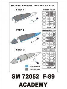 Montex SM72052 F-89 ACADEMY