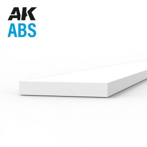 AK Interactive AK6718 STRIPS 0.75 X 5.00 X 350MM – ABS STRIP – 10 UNITS PER BAG