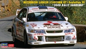 Hasegawa 20712 Mitsubishi Lancer (Carisma GT) Evolution VI 2000 Rally Sanremo 1/24