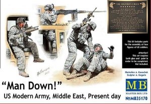 Master Box 35170 Man Down! US Modern Army, Middle East, Present day (1:35)
